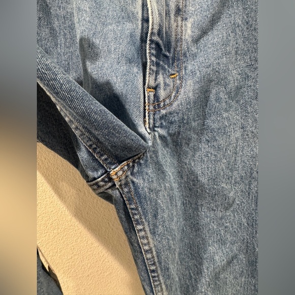 Levi's Men's 550 Relaxed Mid Rise Relaxed Fit Tapered Leg Blue Jeans Size 38 - Picture 9 of 13